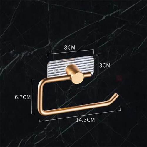Metal Bathroom Accessories Toilet Paper Holder Organizer Wal