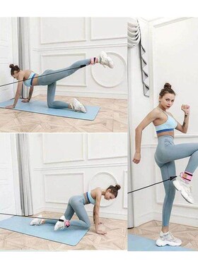 Gym Ankle Straps Double D-Ring Neoprene Padded Cuffs Ankle W