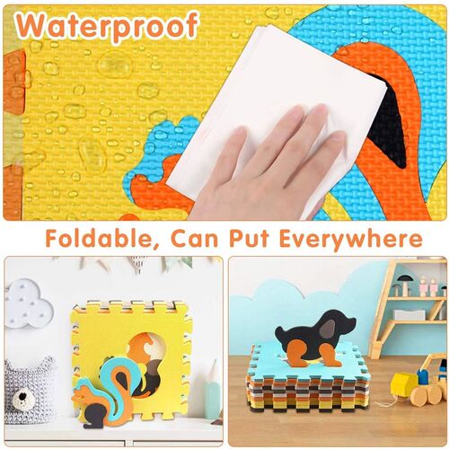 25Pcs/Lot Childrens Rug Cartoon Animal Pattern Carpet EVA F