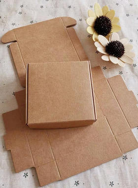 10pcs Hot Sell DIY Kraft Gift Boxes White/Brown/Black Paper