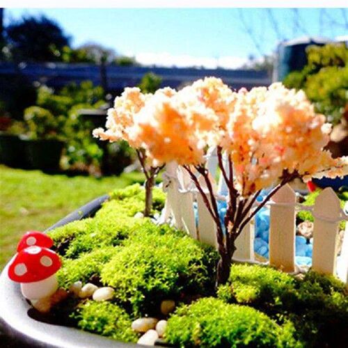 20 Pcs Faux Plant Bonsai Decor Decorations Mushroom Flower