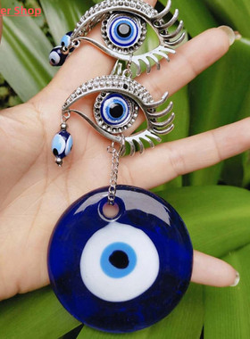 Turkish Blue Evil Eye Amulets Wall Hanging Pendant Home Deco