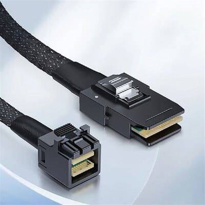 SlimSAS 8X To 2*U.2 NVMe Adapter SFF-8654 74pin To