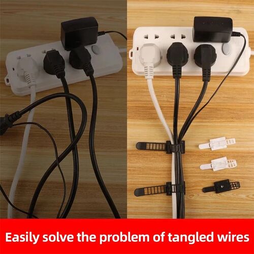 5/10/20PCS USB Cable Organizer Self Adhesive Cable Clips Tab