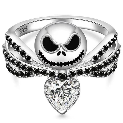 Jack Skull Ring The Nightmare Before Christmas Black Enamel