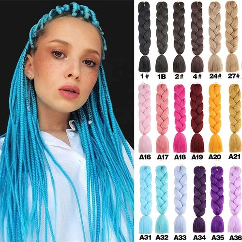 ombre braids xpression hair expression twist jumbo braid假发