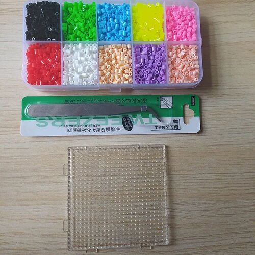 4500pcs/box 2.6mm mini hama beads kids Perler Fuse Beads toy