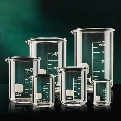 High Borosilicate Glass Measuring Cup Clear Scale Cup Labora