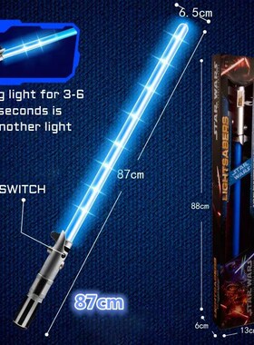 Lightsaber Toys for Children Saber Sword Luminous Plastic RG