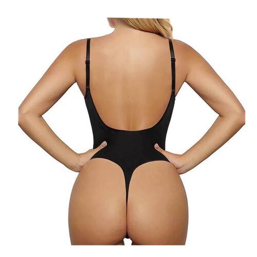 Low Back Bodysuit for Women Tummy Control Shapewear 塑身内衣