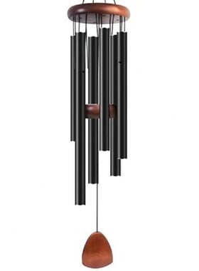 Metal Hook Wind Chime Wooden Wind Chime Soothing Melody