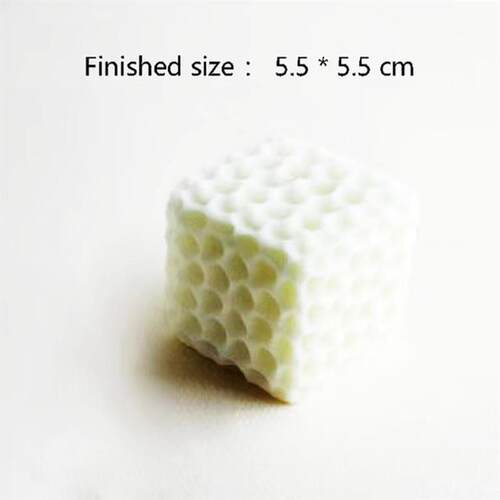Cube Honeycomb Scented Candle Plaster Silicone Mold Food Gra