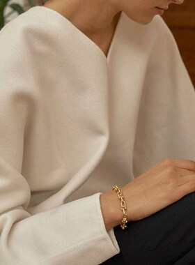 Knuckle BrletIns Exaggerated Brlet Hip Hop Tide Thick Chain