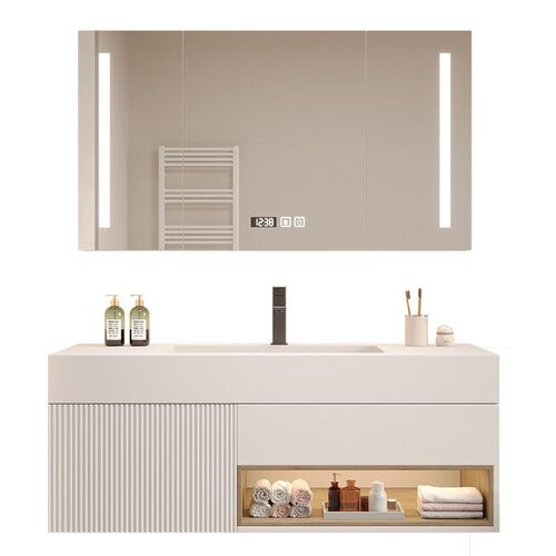 Now Rock Plate One Basin Seamless Basin Bathroom Cabinet Com