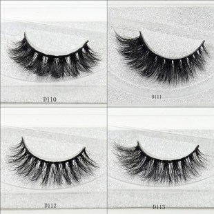 3D Real Mink False Eyelash Strip Mink Lashes Thick Fake Fals