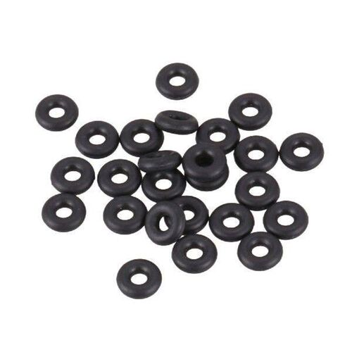 20 pieces 5.6 mm diameter 1.8 mm thickness black rubber