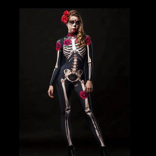 Girl Halloween Ghost Bride Theme Party Dress Up Costume, Hol