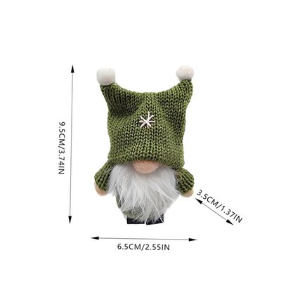 Christmas Wool Cute Faceless Plush Doll Gnome Decoration Han