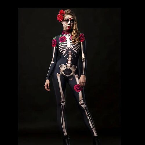 Girl Halloween Ghost Bride Theme Party Dress Up Costume, Hol