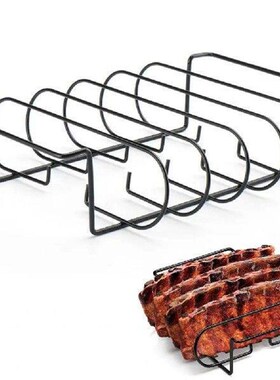 Stainless Steel Roasting Stand Rib Rack for Barbecuing