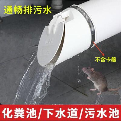 160/50/75/110 Pipe Check Valve PVC Drain Pipe Sewage Backflo