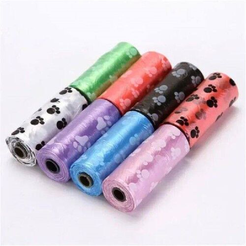 10 Rolls 150pcs Dog Poop Pet Supply Litter Printing Cat Dog