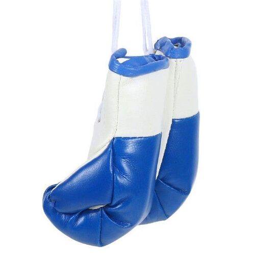 2 Pcs Boxing Glove Pendant Gloves Blue Keychain Girl Mini