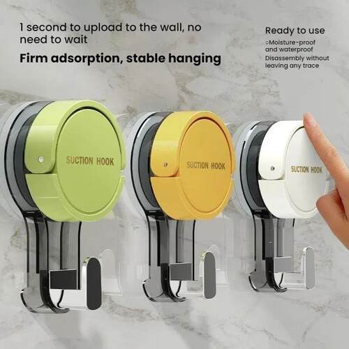 Suction Hooks Strong Vacuum Power Traceless No-Drilling Adhe
