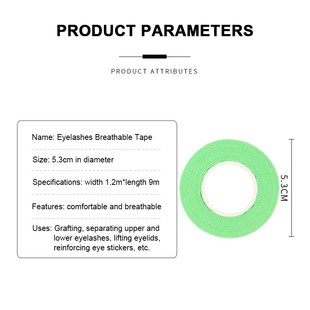 1/3/5 Rolls 9M Colorful Eyelash Extension Tapes Eye Stickers