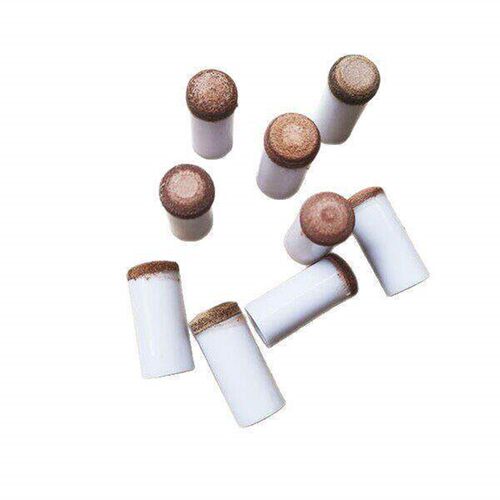 10Pcs Pool Cue Tips and Ferrules, Billiard Cue Head Repair