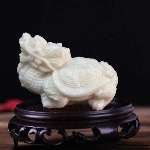 Home Desktop Ornaments Handmade Lucky Dragon Tortoise Tea