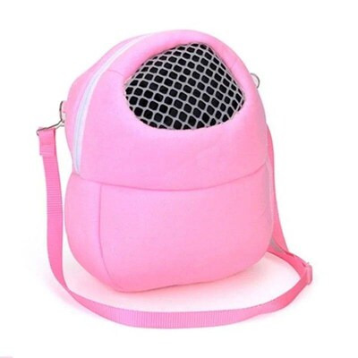 Small Pet Carrier Rabbit Cage Hamster Chinchilla Travel Warm