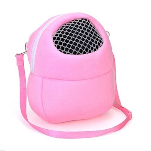 Small Pet Carrier Rabbit Cage Hamster Chinchilla Travel Warm