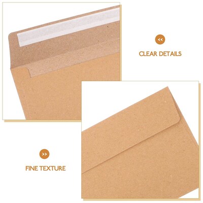 50 Ps Invitation Photo Envelope Kraft Envelopes Greeting Car