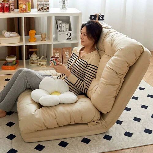 Foldable Lazy Sofa Bedroom Tatami Sets Bed Back Balcony Larg