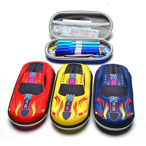 Ce Pen3D Racing Car Pencil Cases Cartoons School Pencil Case