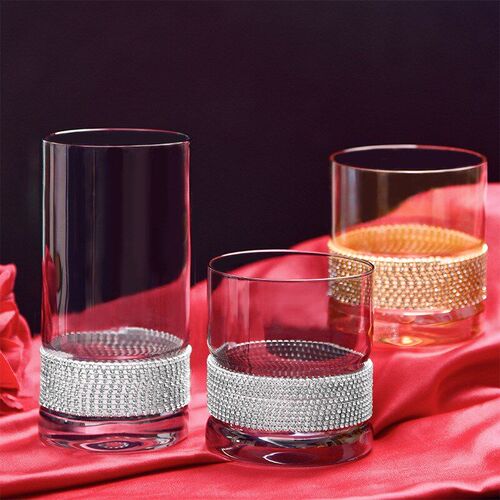 Nordic Diamond Cup Simple Style Whiskey Juice Cup with Diamo