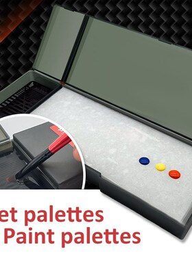 Model Coloring Wet Tray Keeps Wet Paint Fresh Wet palettes P