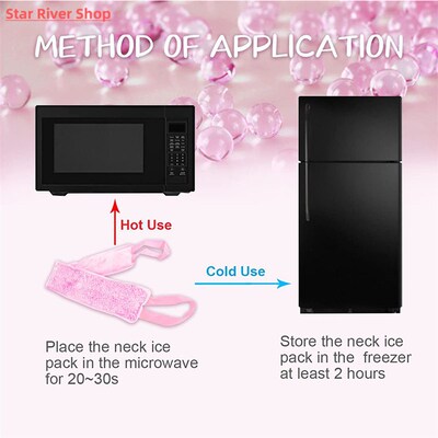 Gel Neck Ice Pack Wrap Braces Hot Cold Compress Therapy Ice