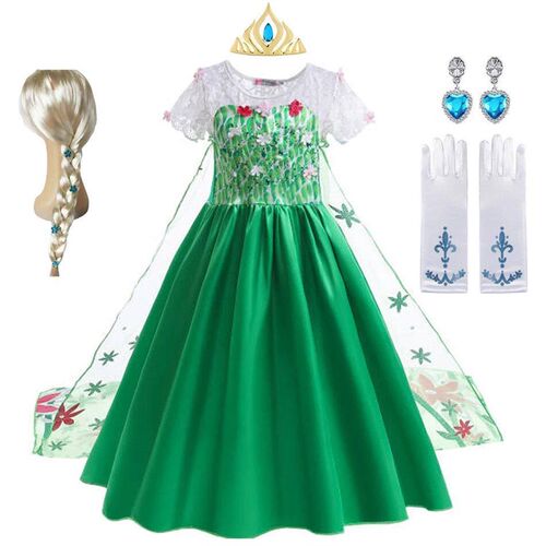 Elsa Dress Girl Princess Dress Cosplay Costume Dresses Baby