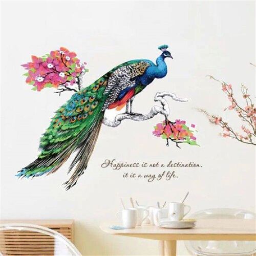 Peacock Wall Stickers 3d Removable Stickers Wallpaper Decor