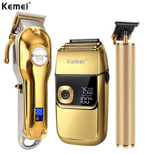 All Metal Professional Electric Hair Clipper Rechargeable Ha