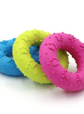 1pc Donut Dog Toys - Dog Toys for Aggressive Chewers,Durable