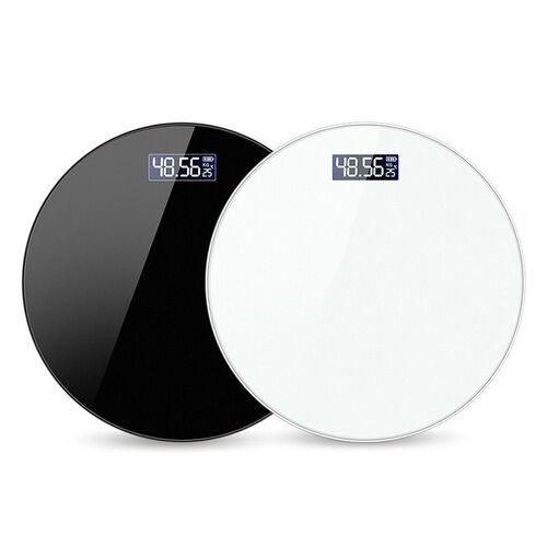 Bathroom Body Scale Weight Scales Round LED Digital Weighing