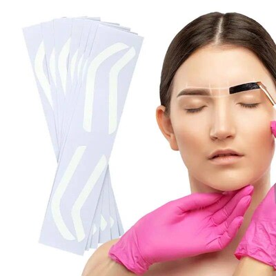 Eyebrow Stickers Eyebrow Shaper for Women Stencil Kit 50 Pai