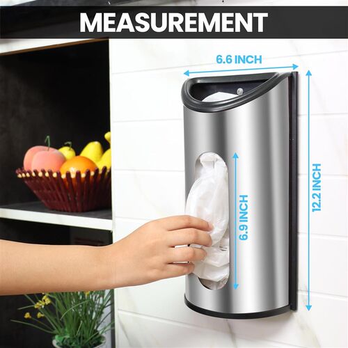 Kitchen Grocery Plastic Bag Holder Wall Mount Bag Saver