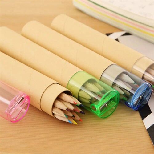 Creativity Crayon Student Pencil 12 Color Drawing Art Colore