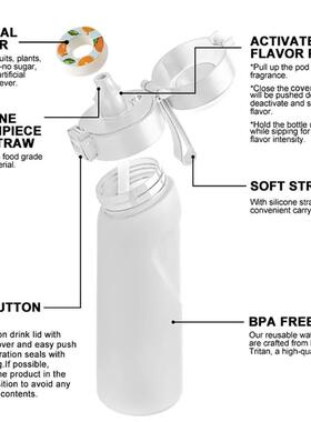 Air Up Water Bottle Flavored Pods Fruit Flavor Taste Buds Fl