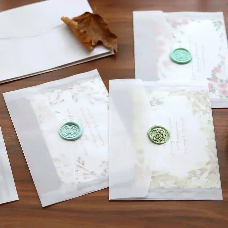 10ps/set Transluent Envelopes Fr