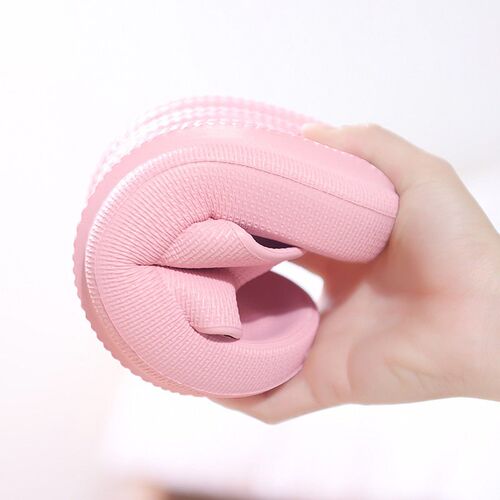 Plastic Thick Sole Slippers, Indoor Soft Sole Mens Home Bat